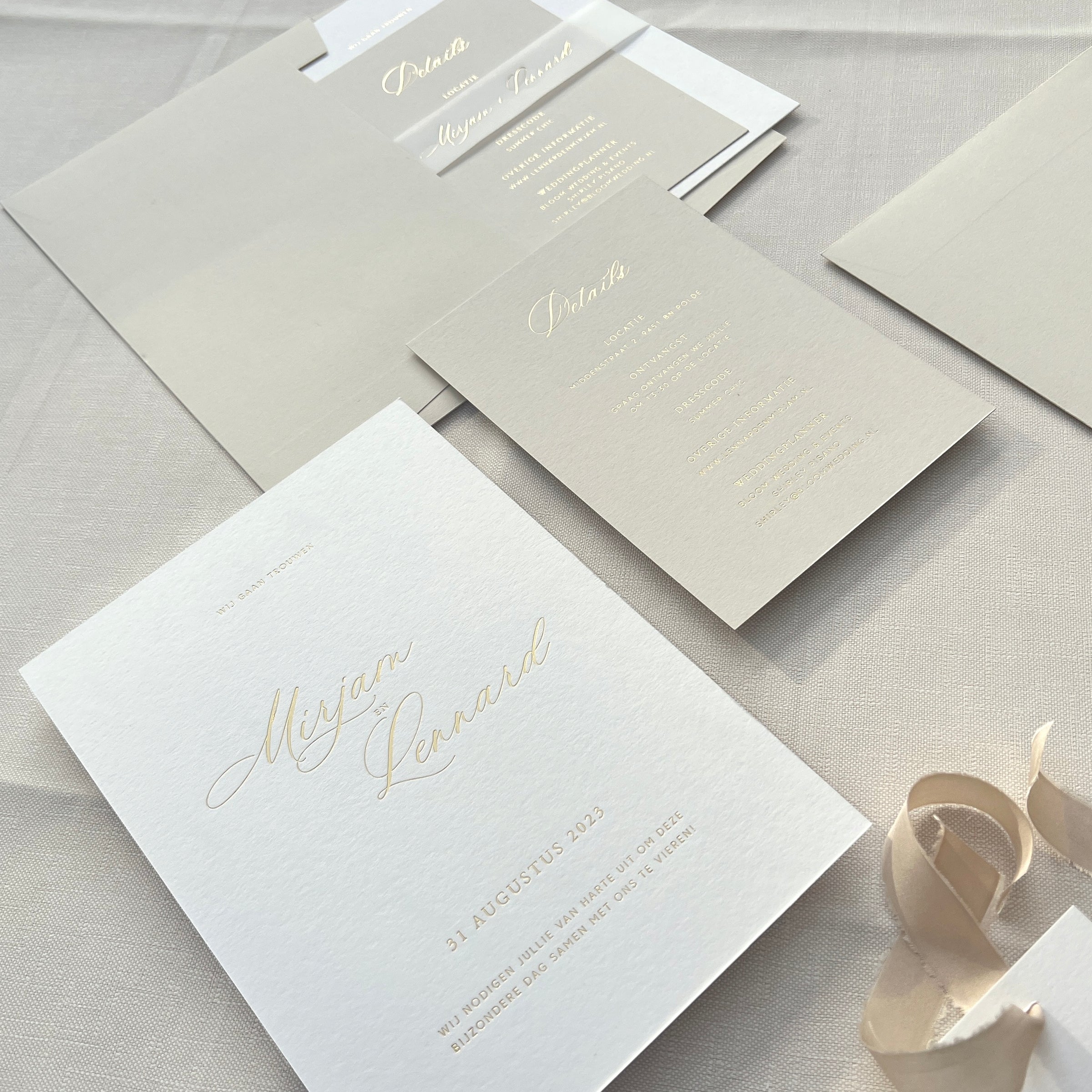 Wedding stationery