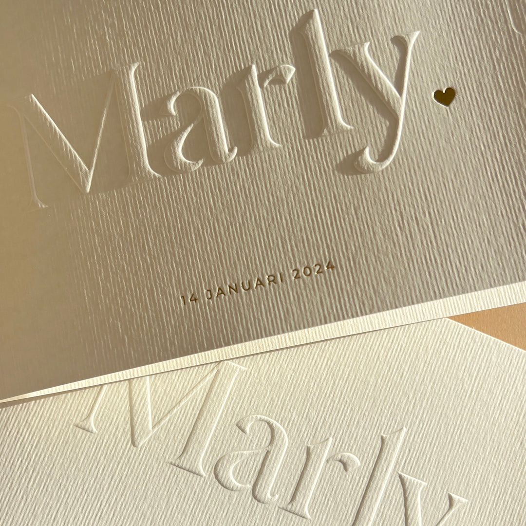 Geboortekaartje Marly