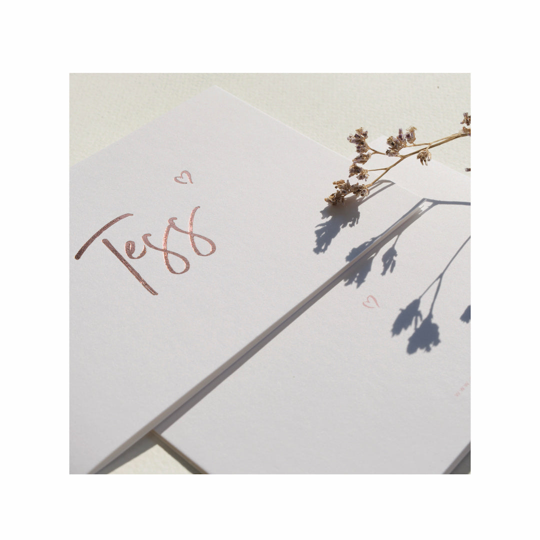 Geboortekaartje Tess