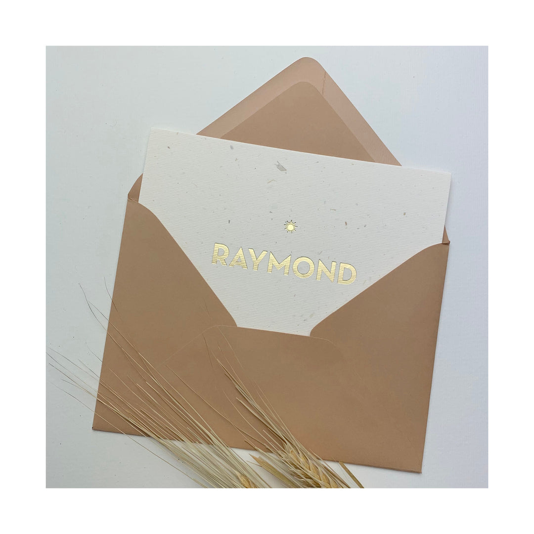 Geboortekaartje Raymond