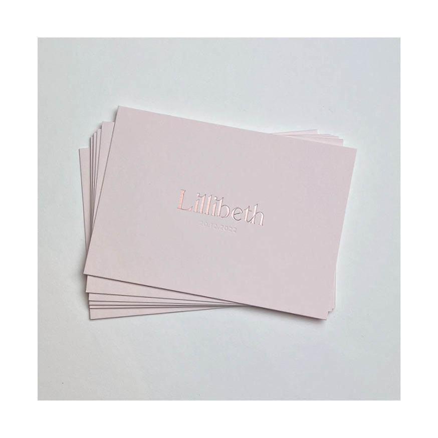 Geboortekaartje Lillibeth