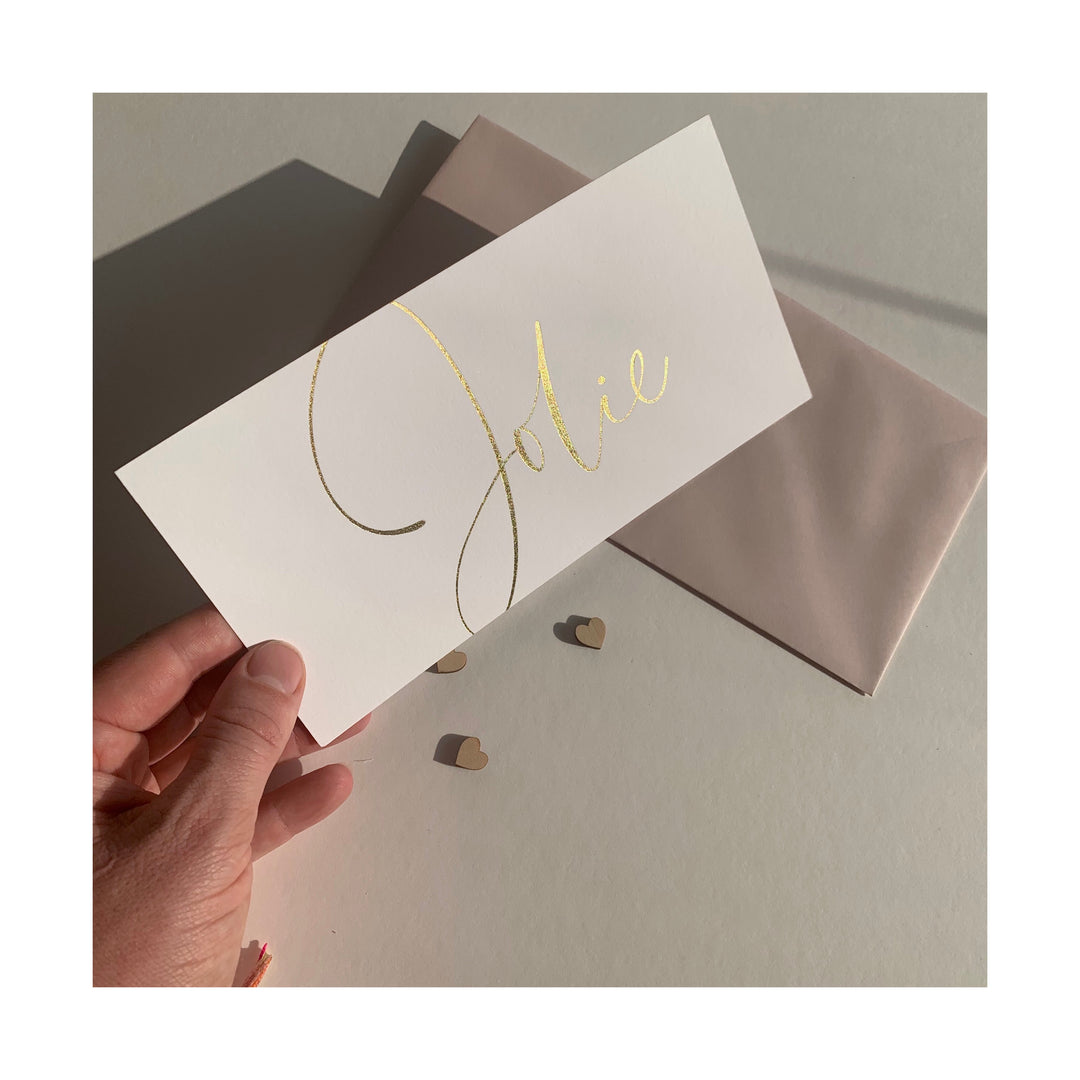 Geboortekaart Jolie Katoenpapier