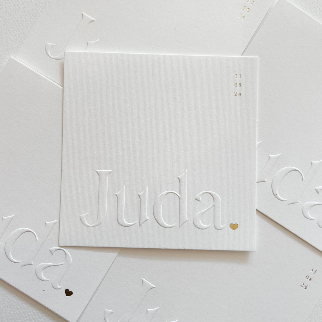 Geboortekaartje Juda