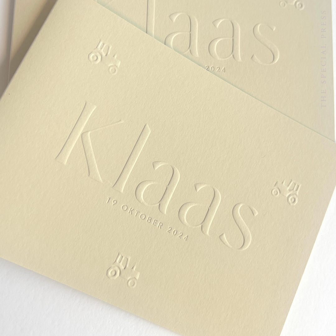 Geboortekaartje Klaas