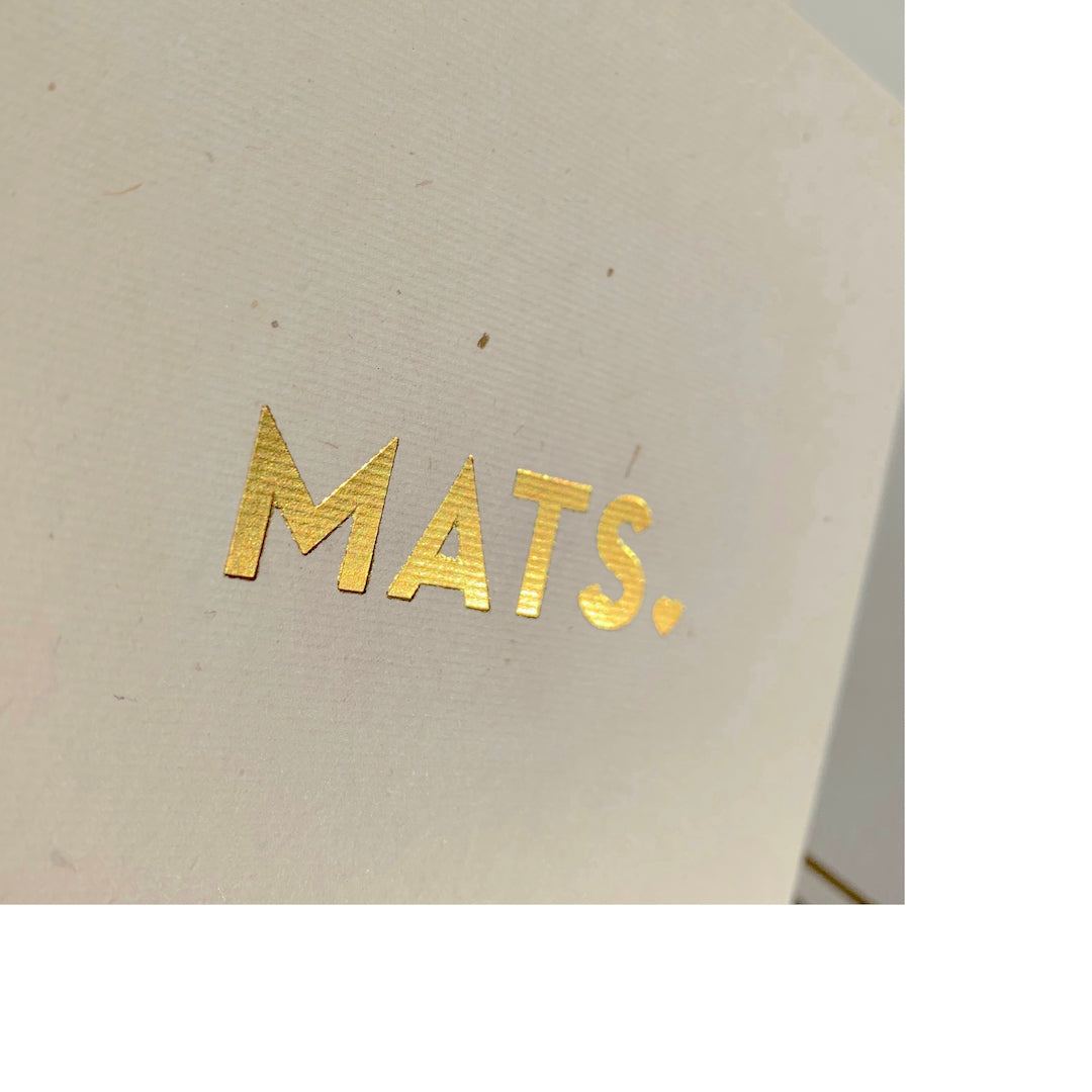 Geboortekaartje Mats