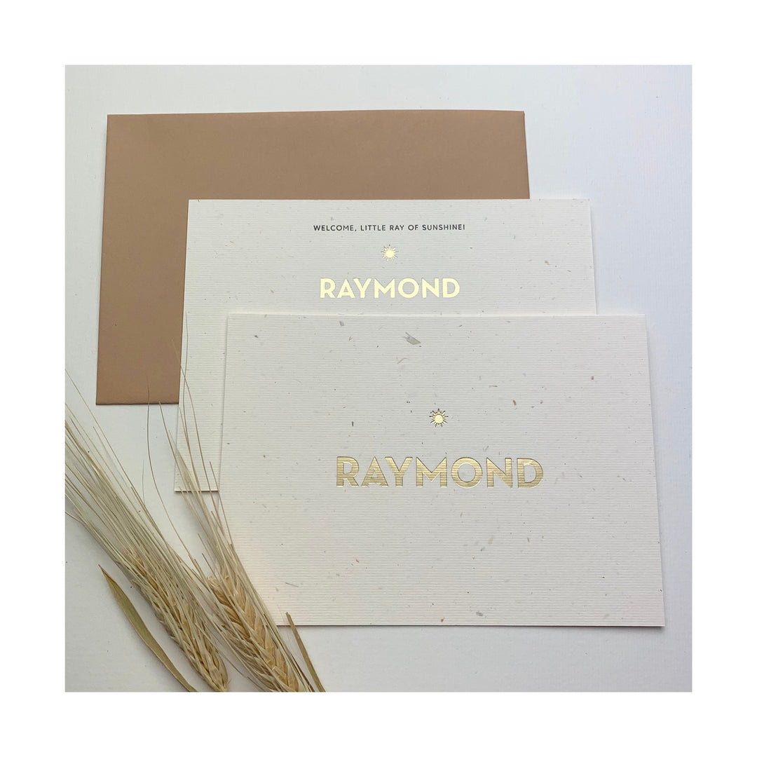 Geboortekaartje Raymond