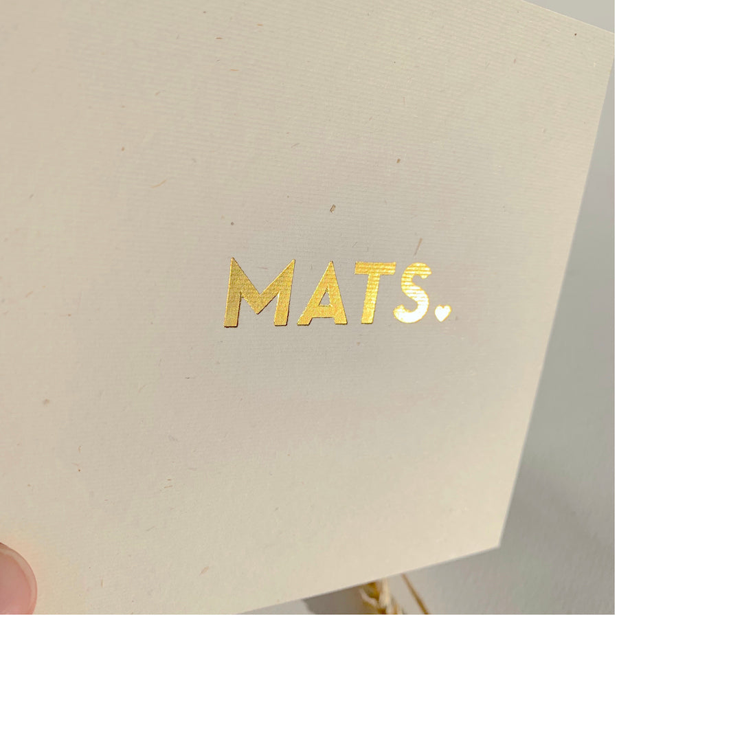 Geboortekaartje Mats