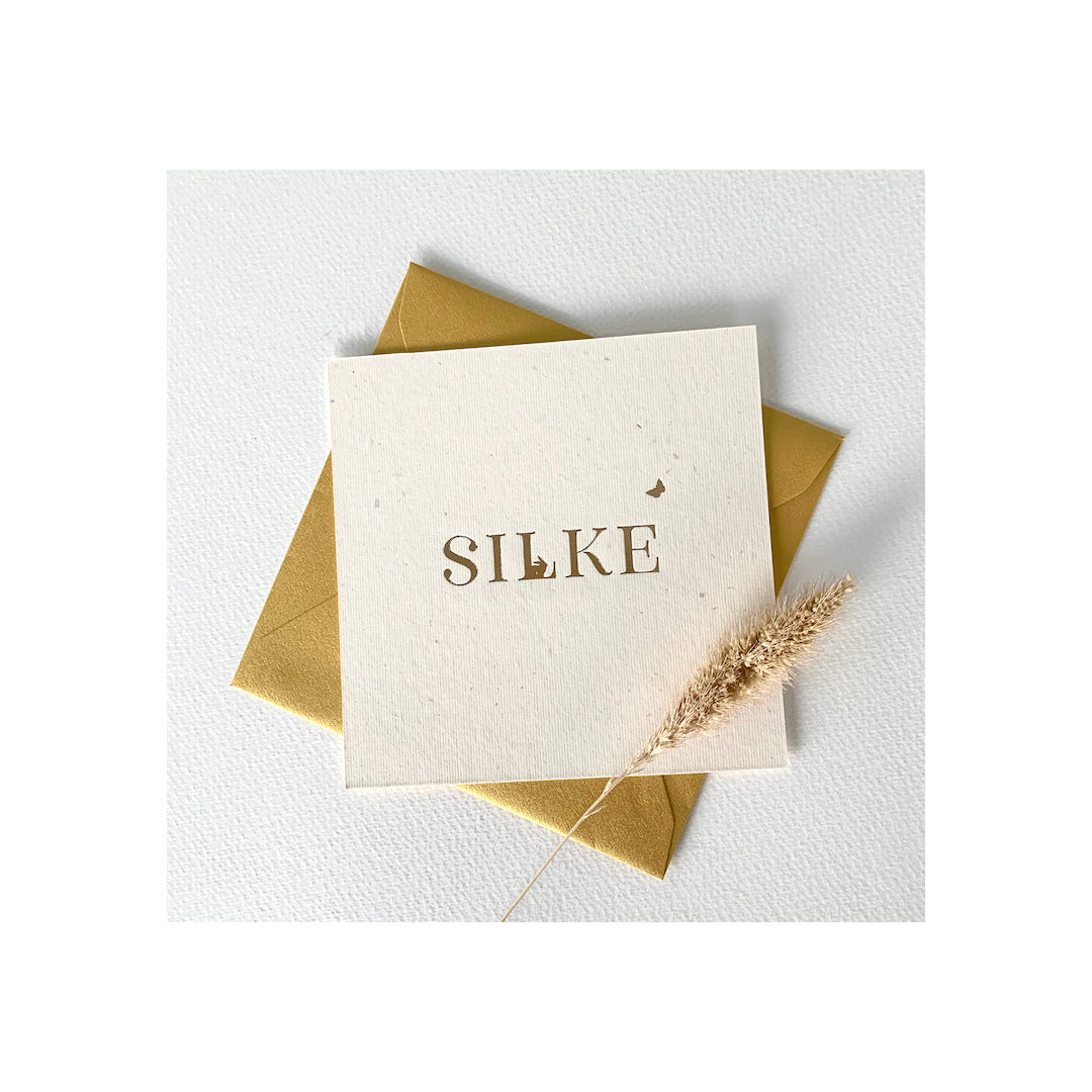 Geboortekaartje Silke