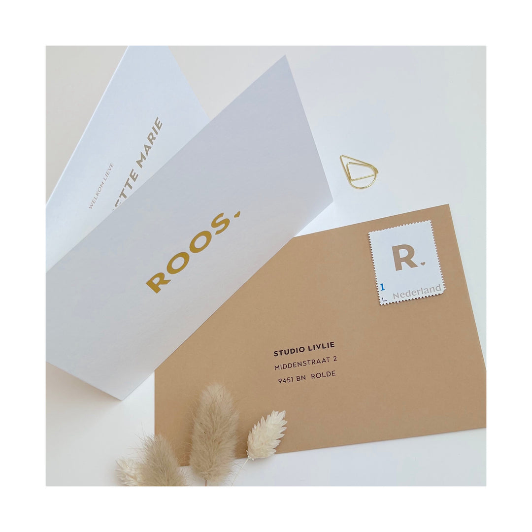Geboortekaartje Roos